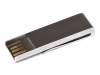USB 2.0- флешка на 32 Гб в виде зажима для купюр (серебристый) 32Gb (Изображение 1)