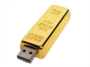 USB 2.0- флешка на 64 Гб в виде слитка золота (золотистый) 64Gb (Изображение 1)