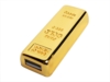USB 2.0- флешка на 64 Гб в виде слитка золота (золотистый) 64Gb (Изображение 2)
