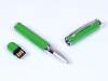 USB 2.0- флешка на 64 Гб в виде ручки с мини чипом (зеленый) 64Gb (Изображение 1)