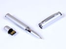 USB 2.0- флешка на 64 Гб в виде ручки с мини чипом (серебристый) 64Gb