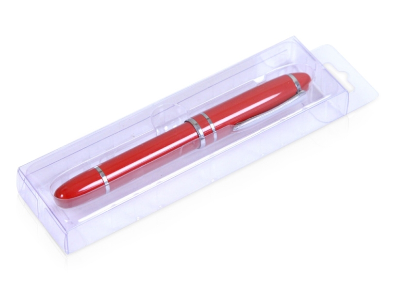 USB 2.0- флешка на 32 Гб в виде ручки с мини чипом (красный) 32Gb (Изображение 2)