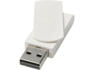 USB 2.0-флешка на 16ГБ Rotate из пшеничной соломы (бежевый) 16Gb