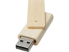 USB 2.0-флешка на 16ГБ Rotate из бамбука (бежевый) 16Gb (Изображение 1)