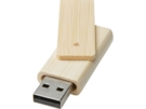 USB 2.0-флешка на 16ГБ Rotate из бамбука (бежевый) 16Gb