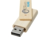 USB 2.0-флешка на 8ГБ Rotate из бамбука (бежевый) 8Gb (Изображение 3)