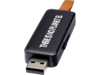 USB-флешка на 8 Гб Gleam с подсветкой (черный) 8Gb (Изображение 3)