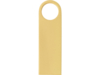 USB 2.0- флешка на 64 Гб с мини чипом, компактный дизайн с круглым отверстием (золотистый) 64Gb (Изображение 3)