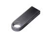 USB 2.0-флешка на 512 Мбайт с мини чипом и круглым отверстием (серебристый) 512Mb (Изображение 3)