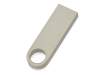 USB 2.0- флешка на 16 Гб с мини чипом, компактный дизайн с круглым отверстием (серебристый) 16Gb (Изображение 2)