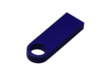 USB 3.0-флешка на 64 Гб с мини чипом и круглым отверстием (синий) 64Gb (Изображение 2)