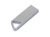 USB 2.0-флешка на 64 Гб с мини чипом и отверстием для цепочки (серебристый) 64Gb (Изображение 3)
