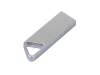 USB 2.0-флешка на 16 Гб с мини чипом и отверстием для цепочки (серебристый) 16Gb (Изображение 3)