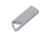 USB 2.0-флешка на 4 Гб с мини чипом и отверстием для цепочки (серебристый) 4Gb (Изображение 3)
