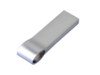 USB 2.0-флешка на 128 Гб с мини чипом и боковым отверстием для цепочки (серебристый) 128Gb (Изображение 3)
