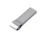USB 2.0-флешка на 64 Гб с мини чипом и боковым отверстием для цепочки (серебристый) 64Gb (Изображение 3)