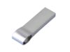 USB 2.0-флешка на 512 Мбайт с мини чипом и боковым отверстием для цепочки (серебристый) 512Mb (Изображение 3)