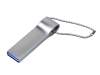 USB 3.0-флешка на 128 Гб с мини чипом и боковым отверстием для цепочки (серебристый) 128Gb (Изображение 1)