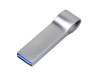 USB 3.0-флешка на 128 Гб с мини чипом и боковым отверстием для цепочки (серебристый) 128Gb (Изображение 2)