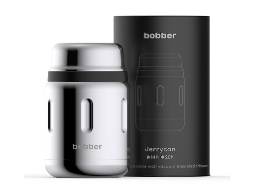 Вакуумный термос для еды Jerrycan, 700 мл (серебристый) 700 мл (Изображение 1)
