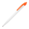 N8, ручка шариковая, белый/оранжевый, пластик (Изображение 1)