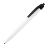 N8, ручка шариковая, белый/черный, пластик (Изображение 1)