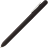 Ручка шариковая Swiper Soft Touch, черная с белым (Изображение 3)