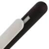Ручка шариковая Swiper Soft Touch, черная с белым (Изображение 4)