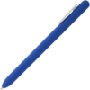 Ручка шариковая Swiper Soft Touch, синяя с белым (Изображение 3)