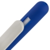 Ручка шариковая Swiper Soft Touch, синяя с белым (Изображение 4)