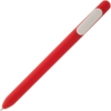 Ручка шариковая Swiper Soft Touch, красная с белым (Изображение 2)