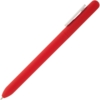Ручка шариковая Swiper Soft Touch, красная с белым (Изображение 3)