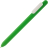 Ручка шариковая Swiper Soft Touch, зеленая с белым (Изображение 1)