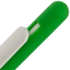 Ручка шариковая Swiper Soft Touch, зеленая с белым (Изображение 4)