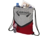Спортивный рюкзак-мешок (серый/красный)  (Изображение 4)