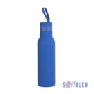 Бутылка для воды &quot;Фитнес&quot; 700 мл, покрытие soft touch (синий)