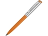 Ручка металлическая шариковая Карнеги (оранжевый/серебристый)  (Изображение 1)