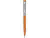 Ручка металлическая шариковая Карнеги (оранжевый/серебристый)  (Изображение 2)