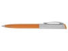 Ручка металлическая шариковая Карнеги (оранжевый/серебристый)  (Изображение 4)