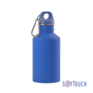 Бутылка для воды &quot;Финиш&quot; 500 мл, покрытие soft touch (синий)