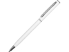 Ручка металлическая шариковая Атриум софт-тач (белый)  (Изображение 1)