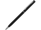 Ручка металлическая шариковая Атриум софт-тач (черный) 