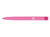 Ручка пластиковая шариковая трехгранная Trinity K transparent Gum soft-touch с чипом передачи информации NFC (розовый)  (Изображение 2)