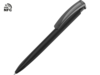 Ручка пластиковая шариковая трехгранная Trinity K transparent Gum soft-touch с чипом передачи информации NFC (черный)  (Изображение 1)