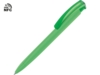 Ручка пластиковая шариковая трехгранная Trinity K transparent Gum soft-touch с чипом передачи информации NFC (зеленое яблоко)  (Изображение 1)