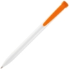Ручка шариковая Favorite, белая с оранжевым (Изображение 3)