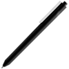 Ручка шариковая Pigra P03 Mat, черная с белым (Изображение 3)