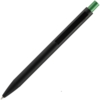 Ручка шариковая Chromatic, черная с зеленым (Изображение 3)