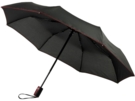 Зонт складной Stark- mini (черный/красный) 