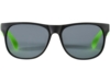 Очки солнцезащитные Retro (черный/неоновый зеленый)  (Изображение 2)